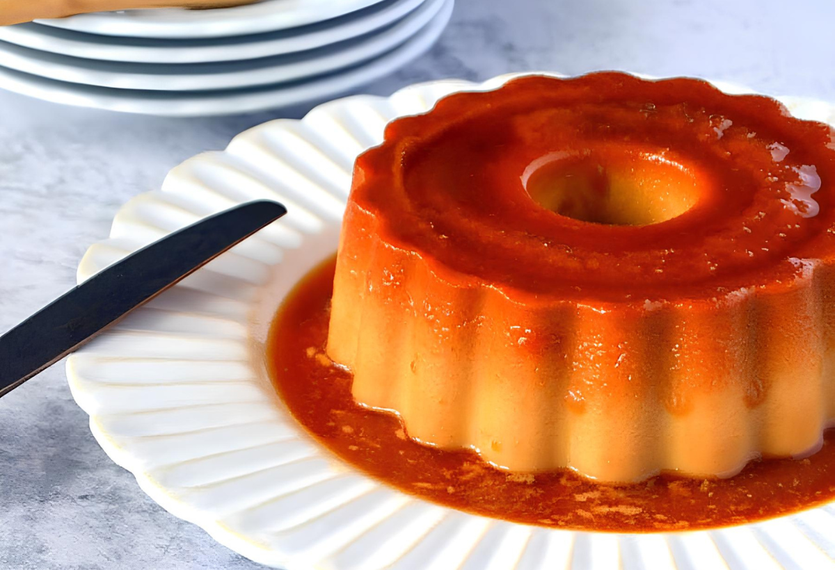 Receita de Pudim de Bolacha Maria