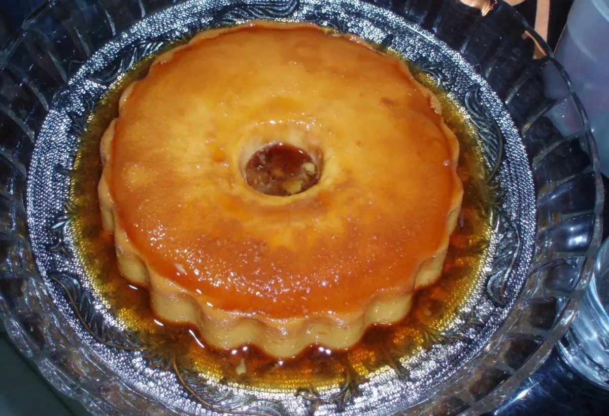 Receita de Pudim Cuajada
