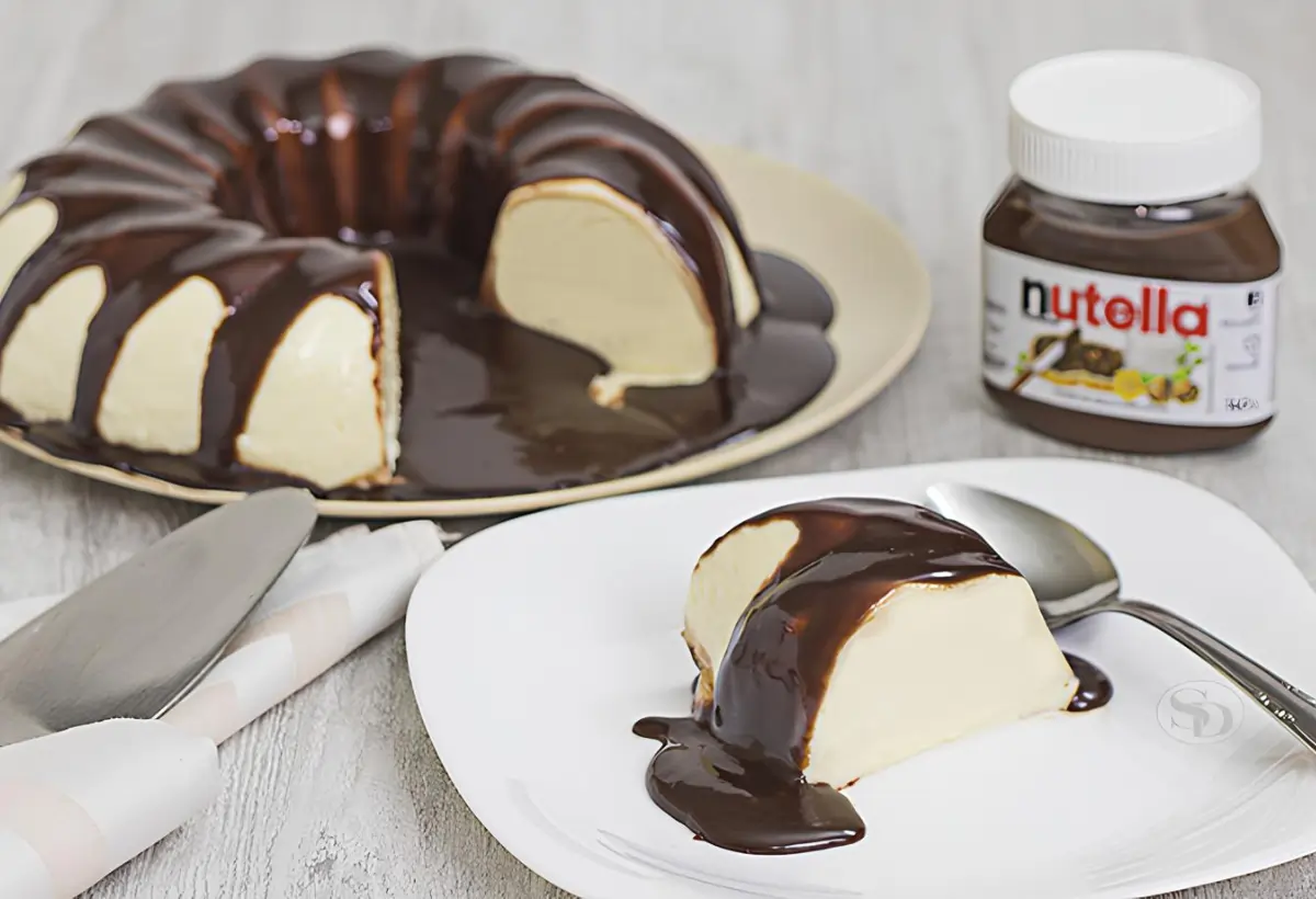 Receita de Pudim de Leite Ninho com Nutella
