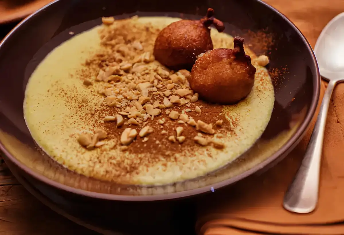 Receita de Mingau de Flocão de Milho com Amendoim
