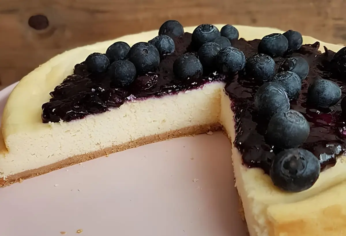 Receita de Torta de Ricota e Mirtilo Low Carb
