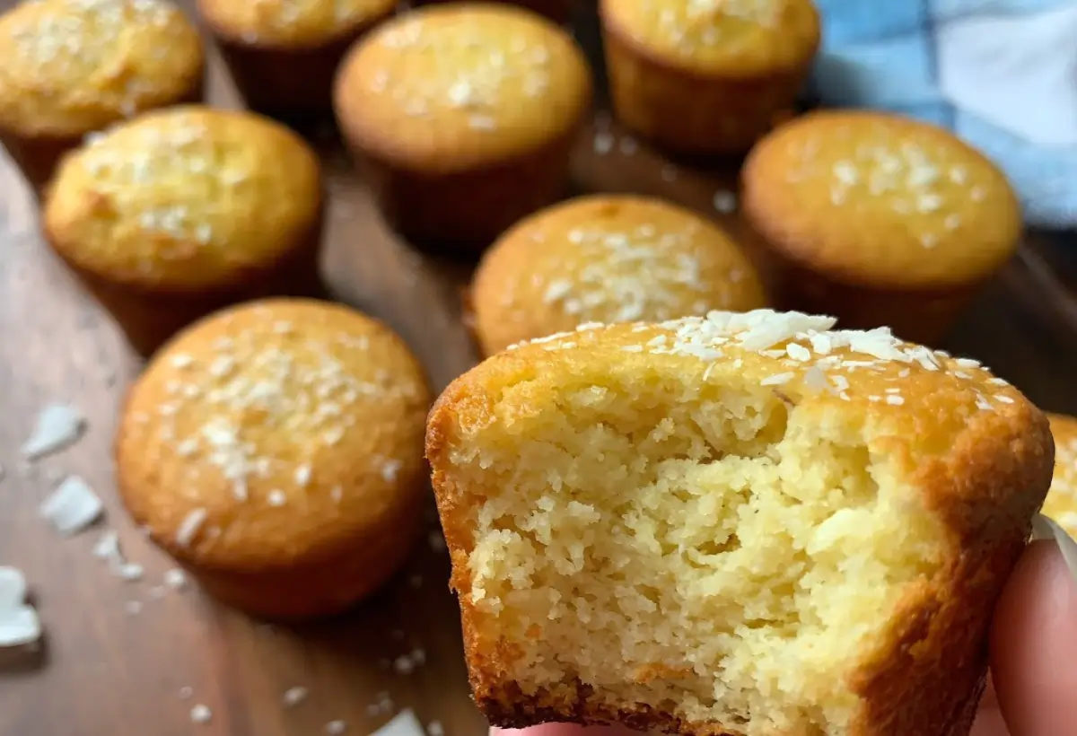 Receita de Muffins de Coco e Laranja Low Carb