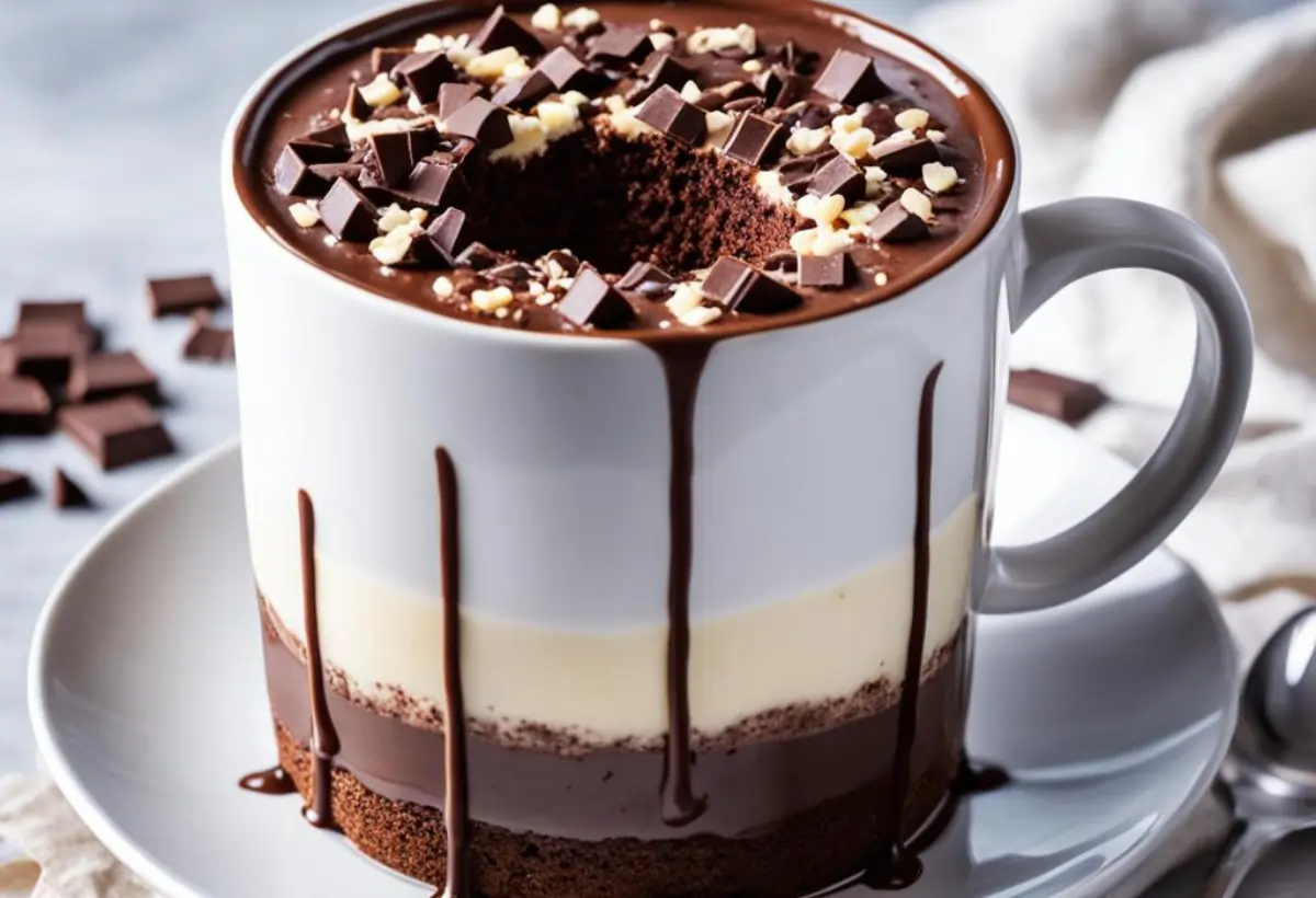 Receita de Bolo de Caneca de Nozes Low Carb