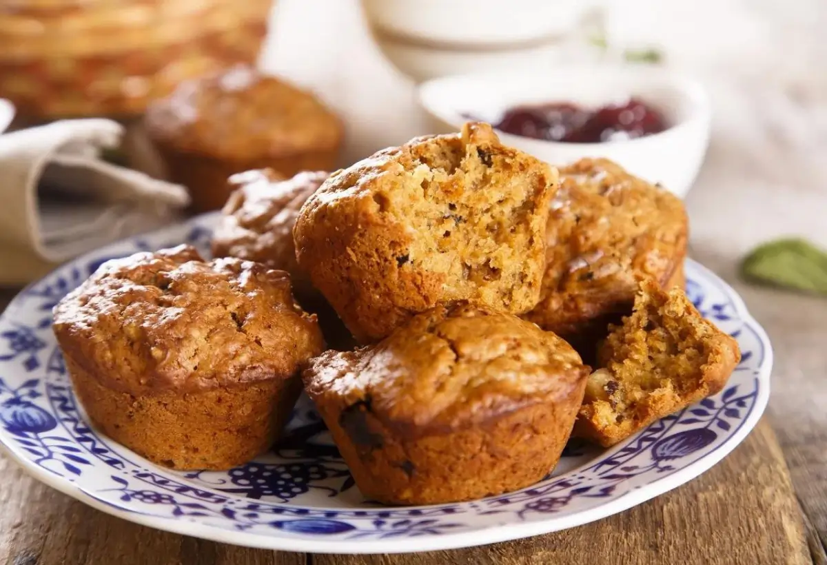 Receita de Muffins de Abóbora e Chocolate Low Carb