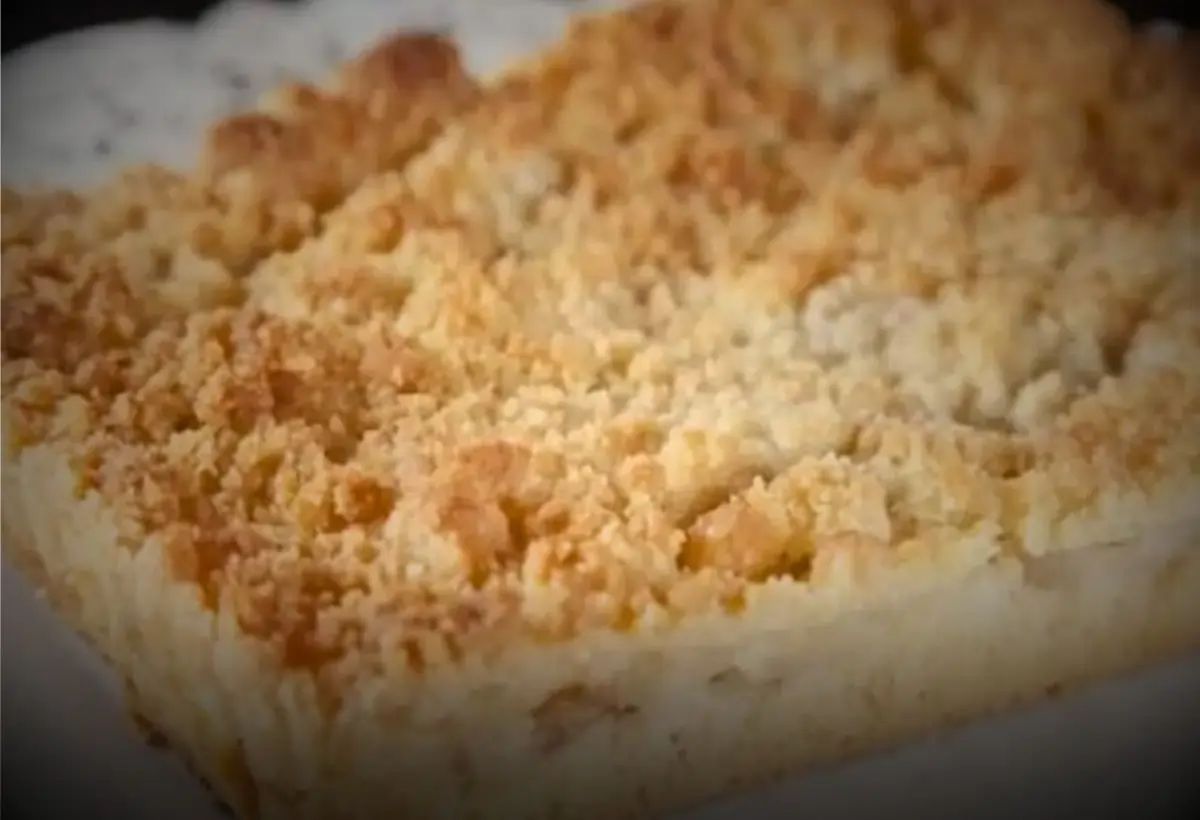 Torta de Banana com Farofa