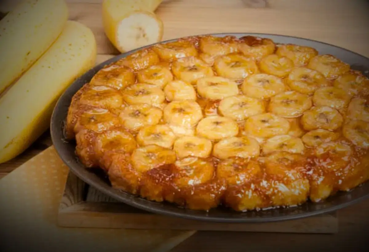 Torta de Banana Simples: Mais Fácil “Impossílvio”
