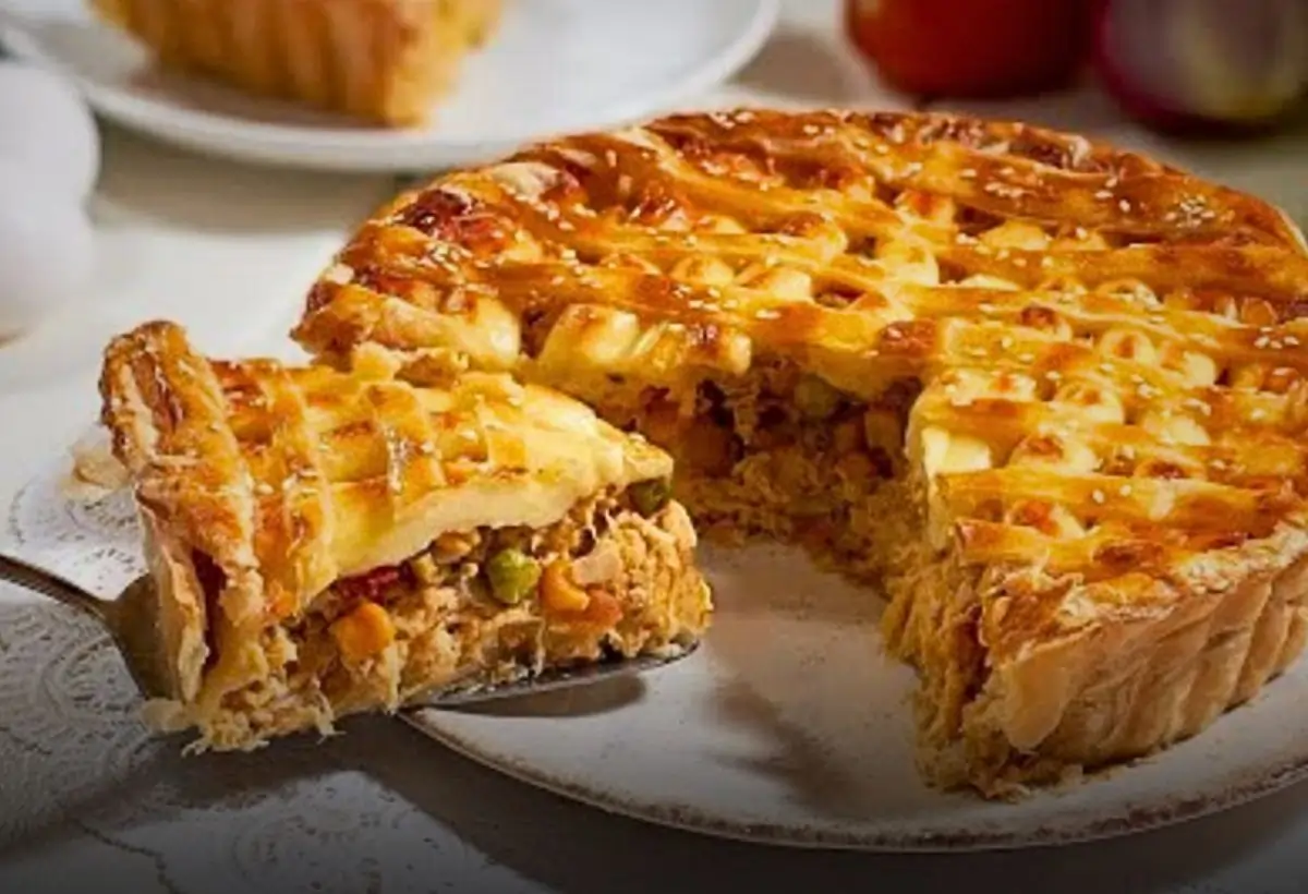 Torta de Frango com Massa Podre