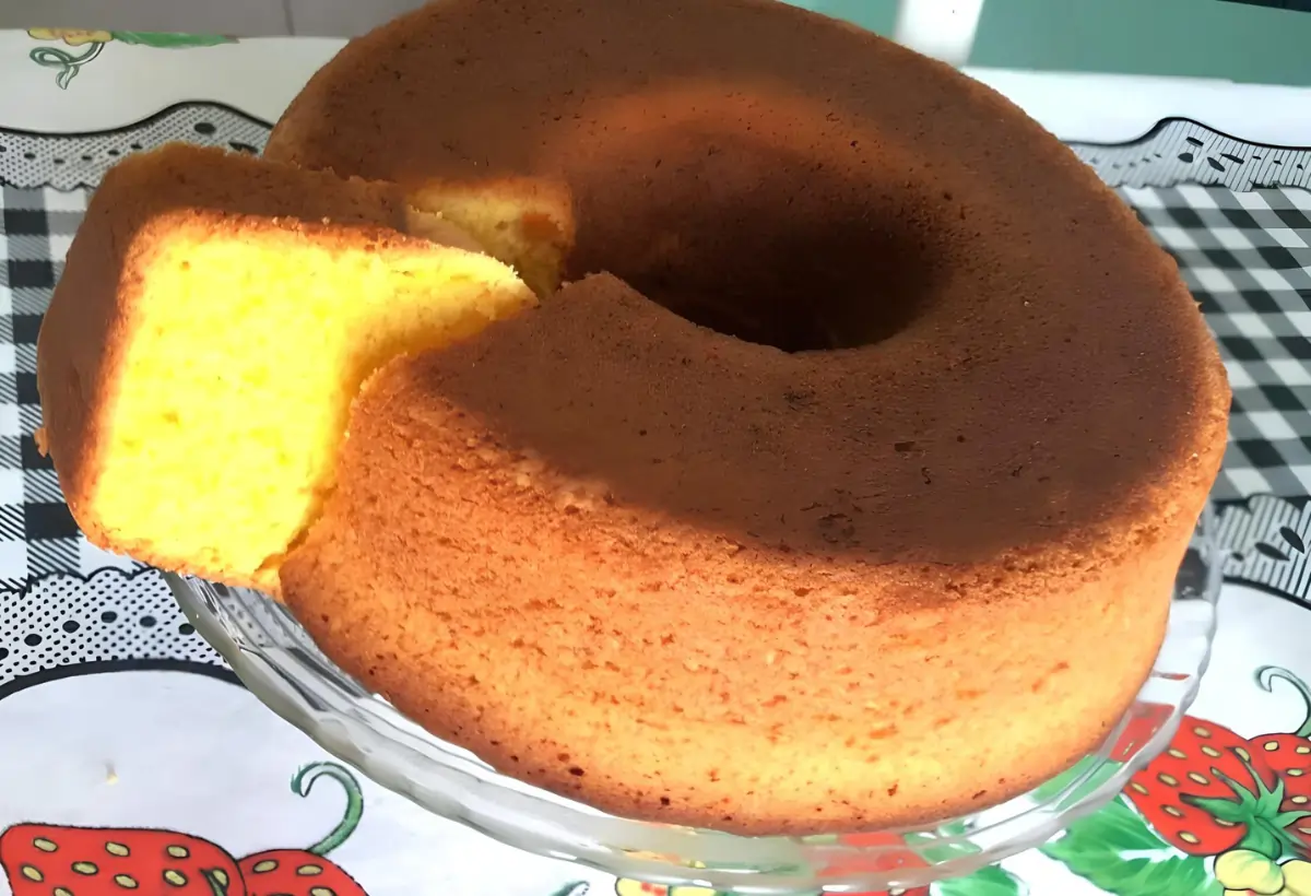 Receita de Bolo de Cenoura Simples