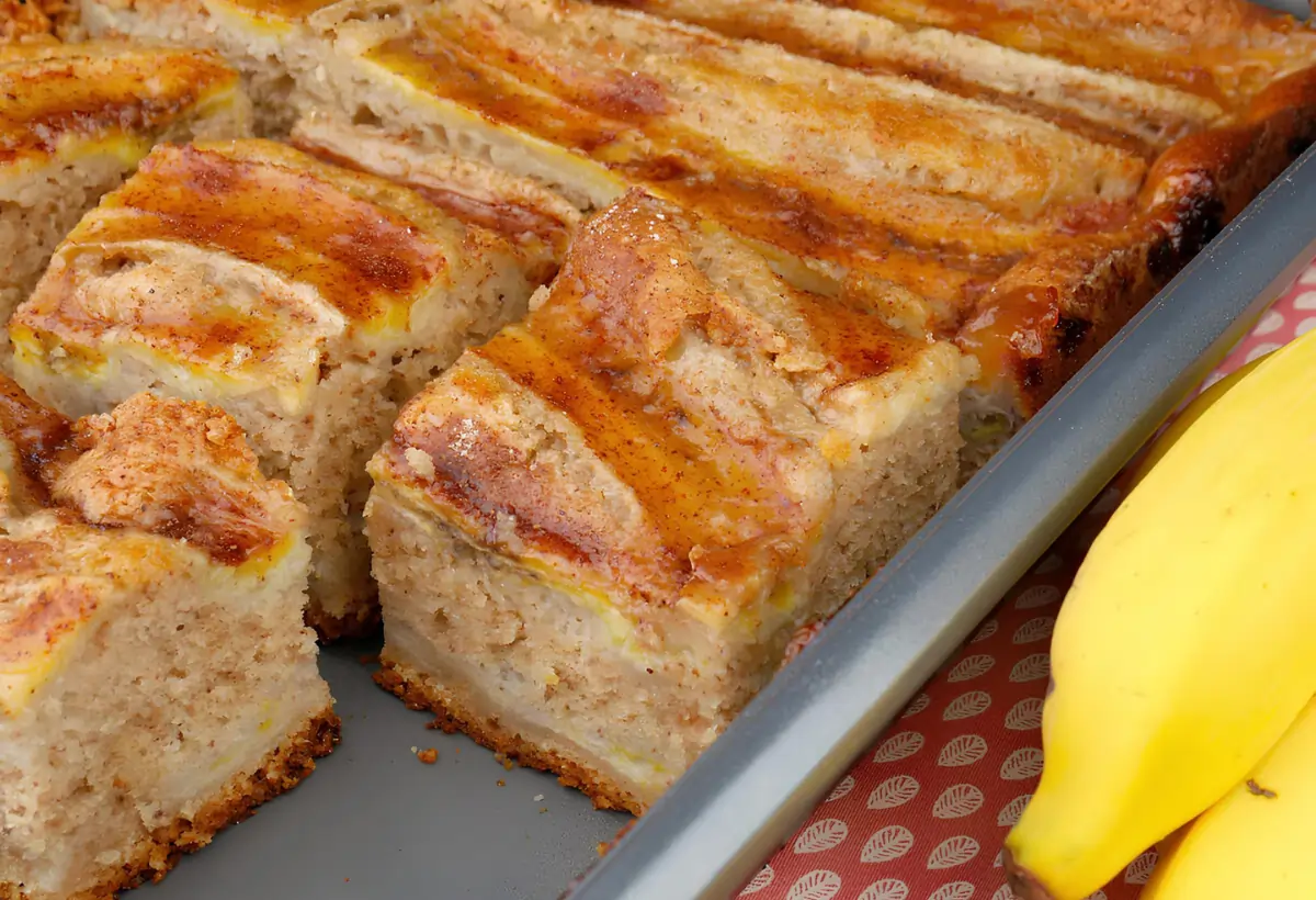 Receita de Bolo de Banana Feito na Batedeira