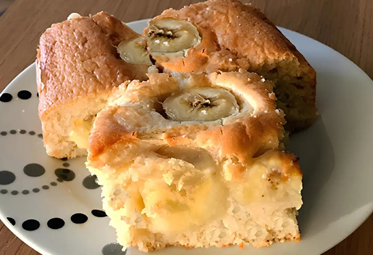 Receita de Bolo de Banana Fofinho