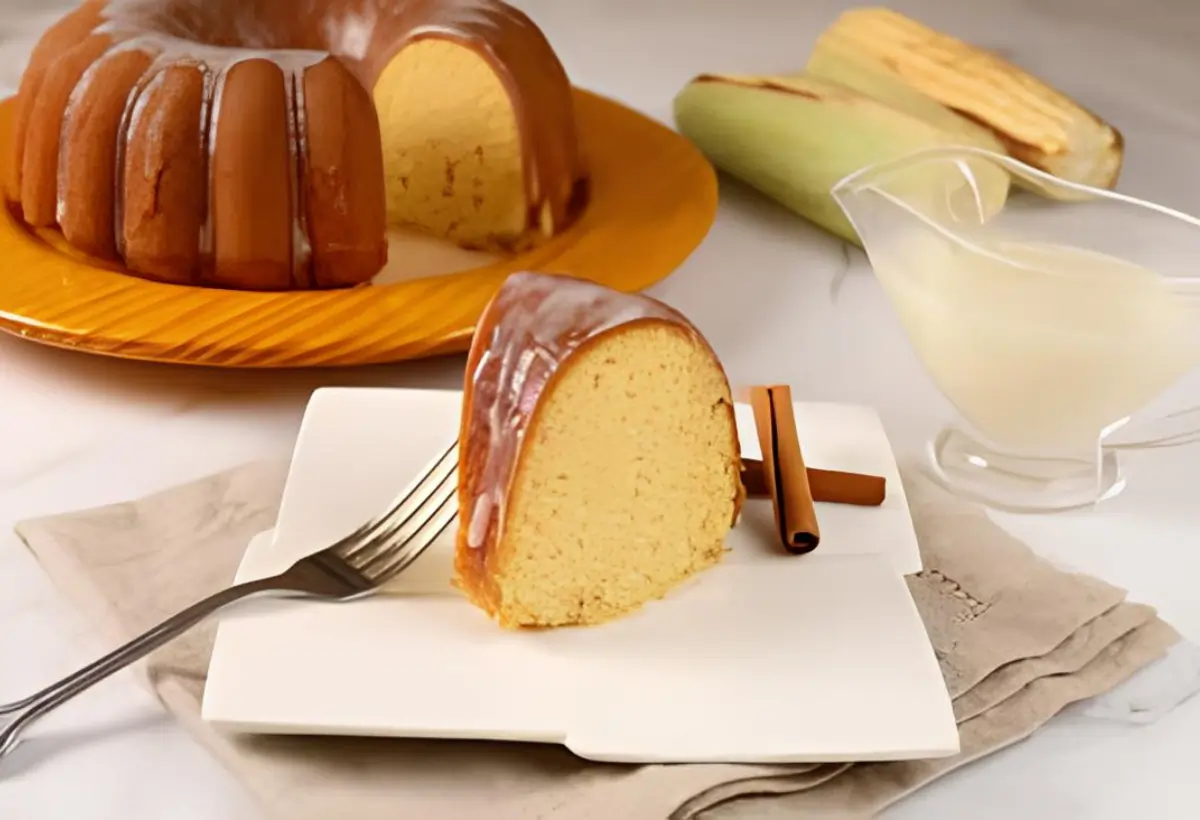 Bolo de Fubá com Limão