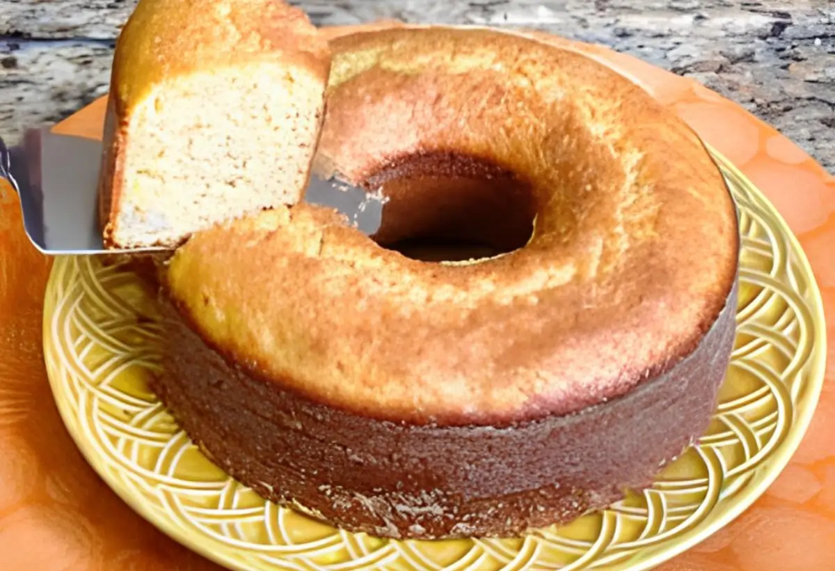 Bolo de Fubá com Polvilho Doce