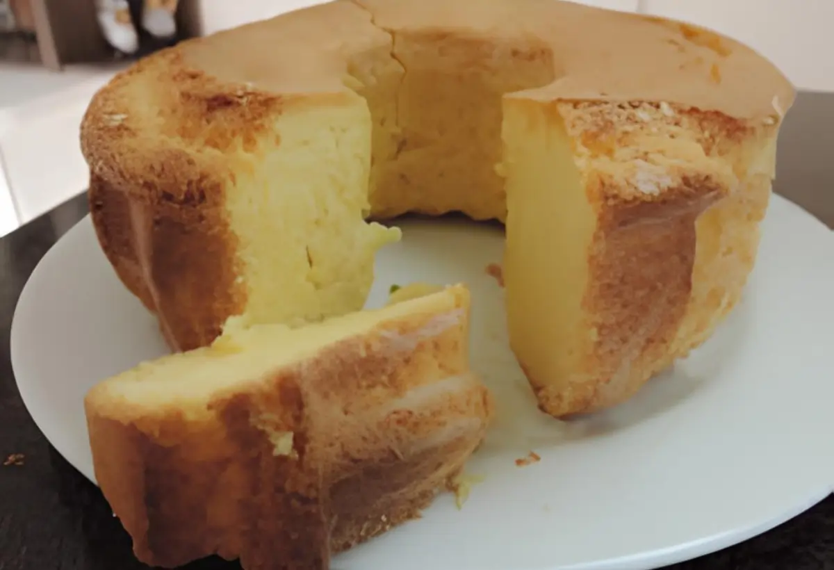 Bolo de Fubá sem Ovos