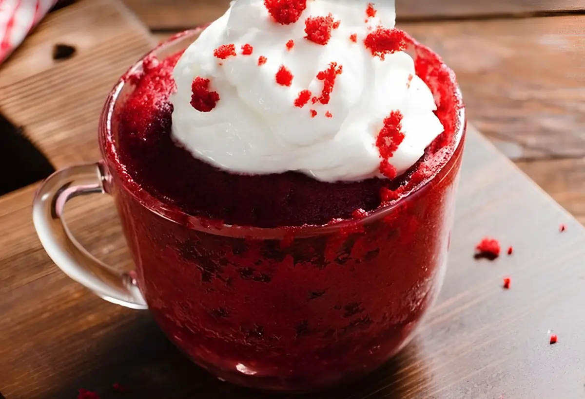 Bolo de Caneca Red Velvet