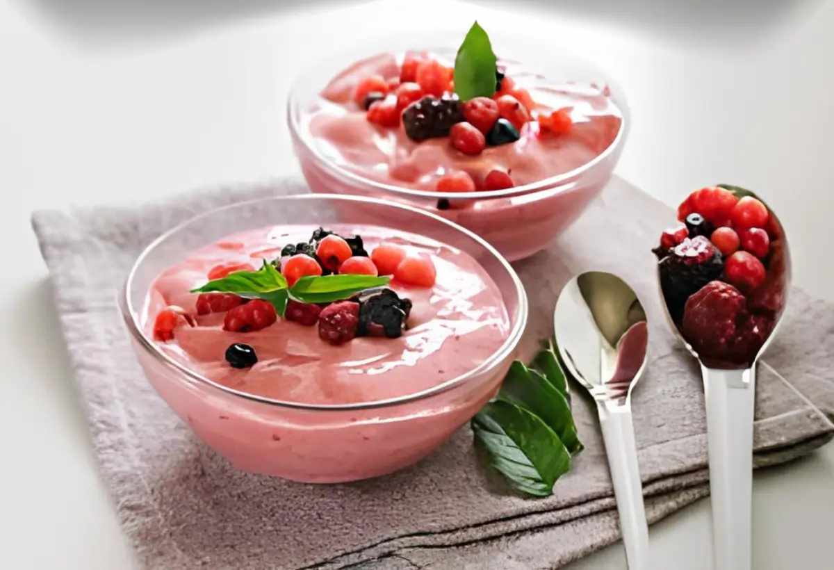 Mousse de Frutas Vermelhas