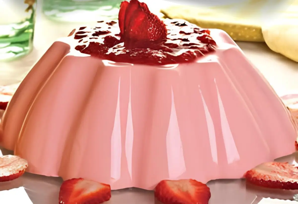 Flan de Morango
