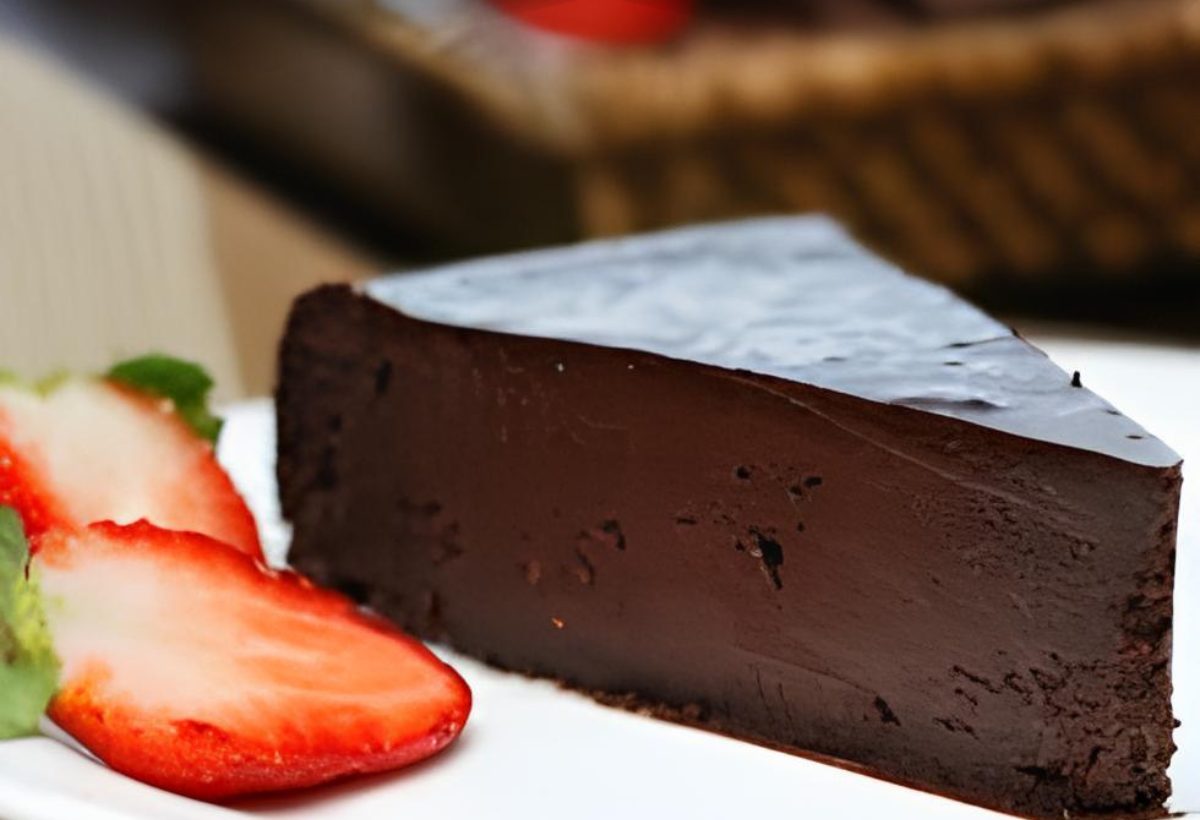 Torta de Chocolate Meio Amargo