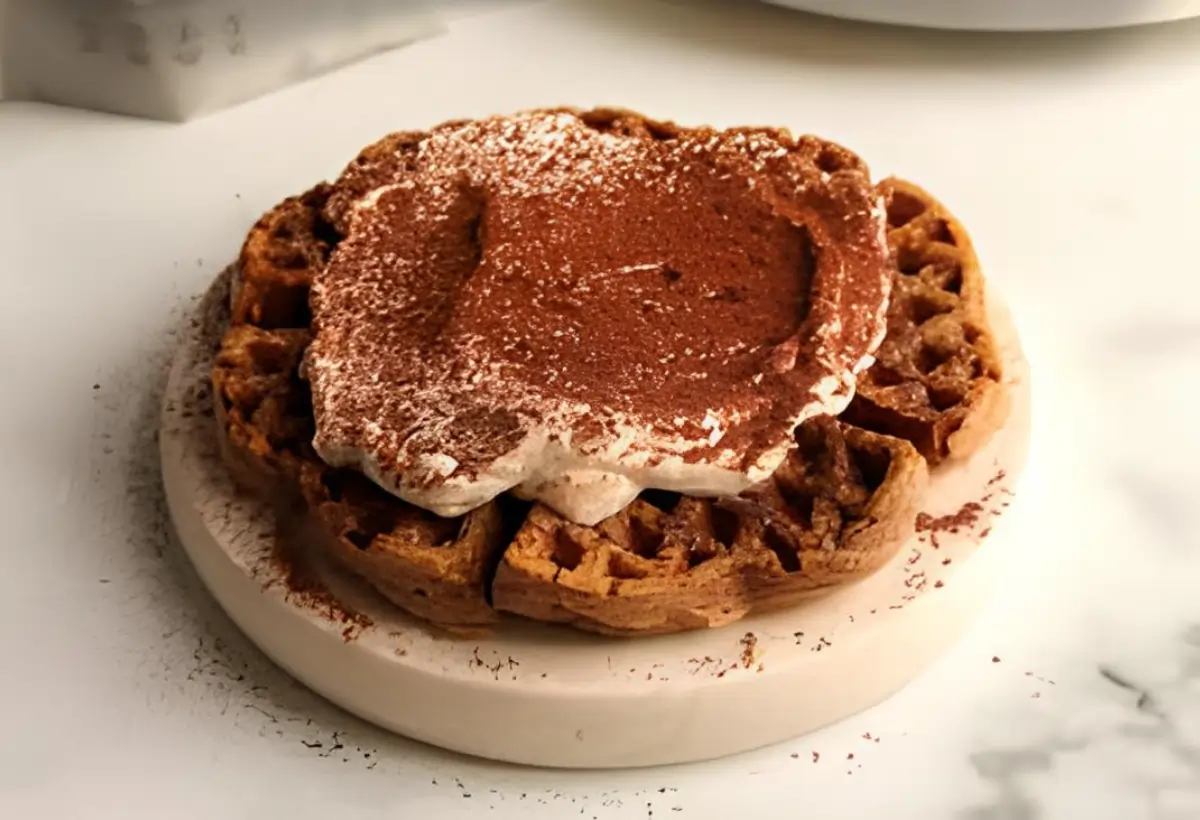 Waffle de Tiramisu