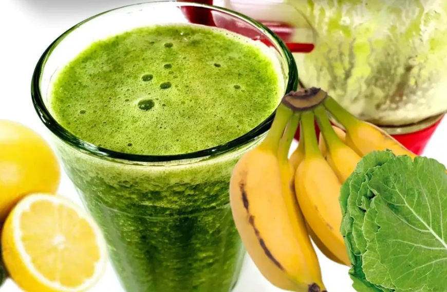 Smoothie Detox de Couve e Banana: Para Começar bem Seu Dia