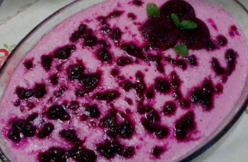 Receita de Mousse de Pitaya