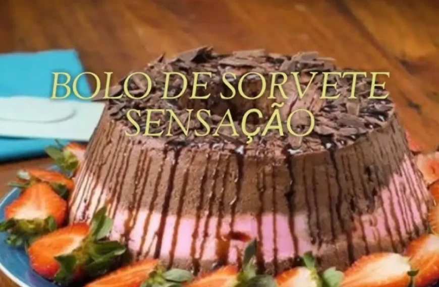 Bolo de Sorvete Sensação: Sobremesa Perfeita para o Natal