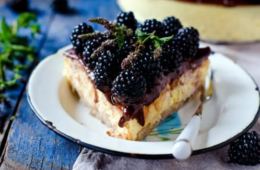 Receita de Cheesecake de Amoras