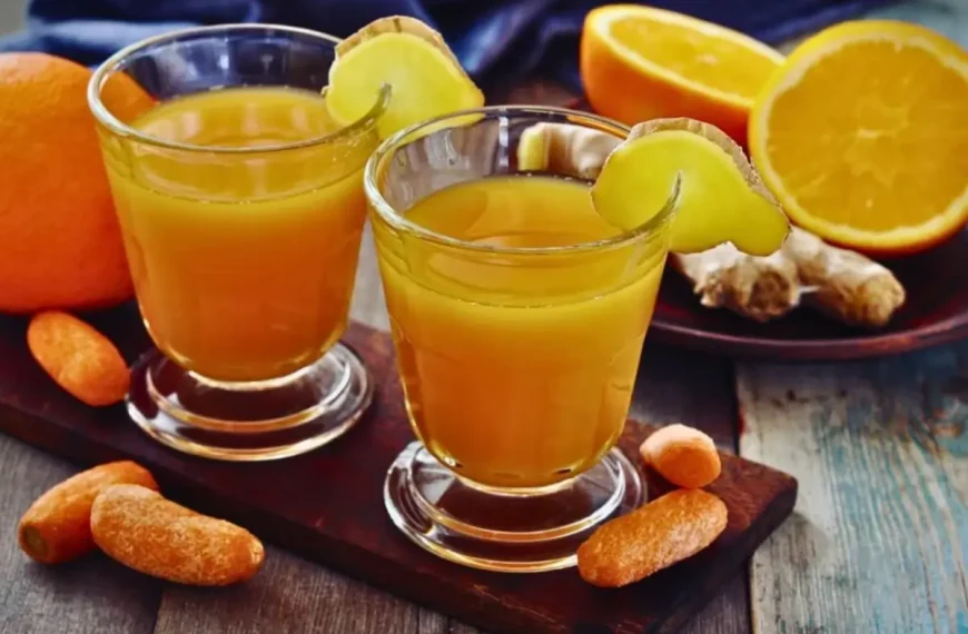 Smoothie de Pêssego e Gengibre: Energia e Sabor em Cada Gole!