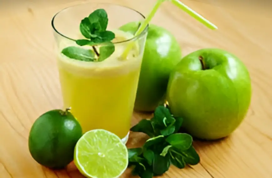 Receita de Suco Detox Maçã Verde e Hortelã