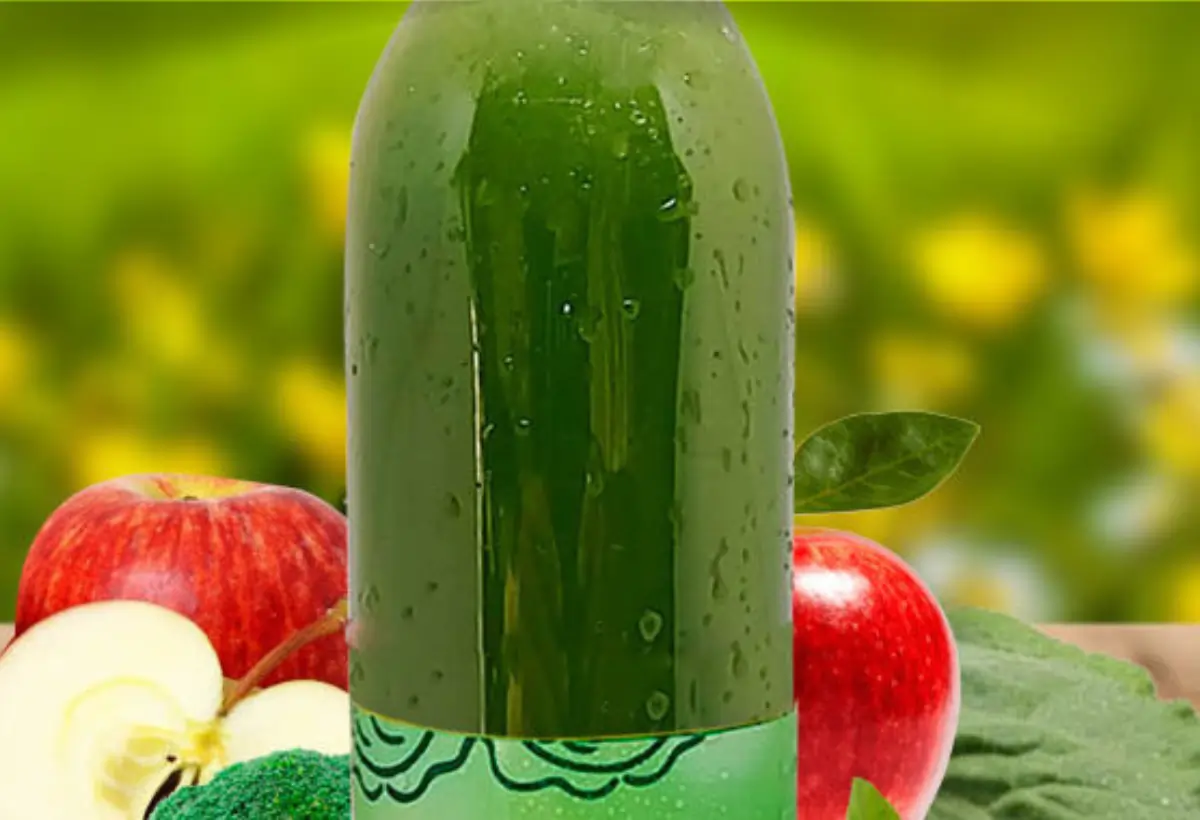 Suco Verde com Brócolis, Maçã e Limão Siciliano