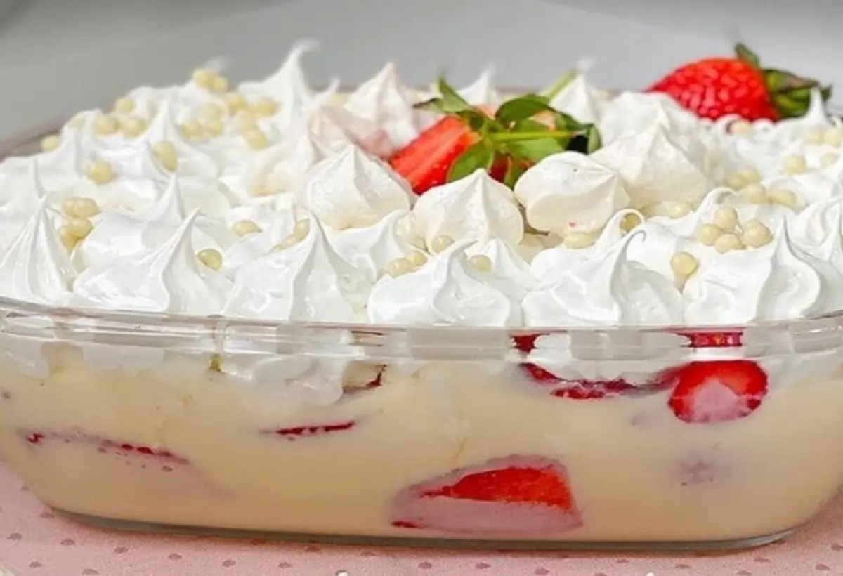 Merengue de Morango