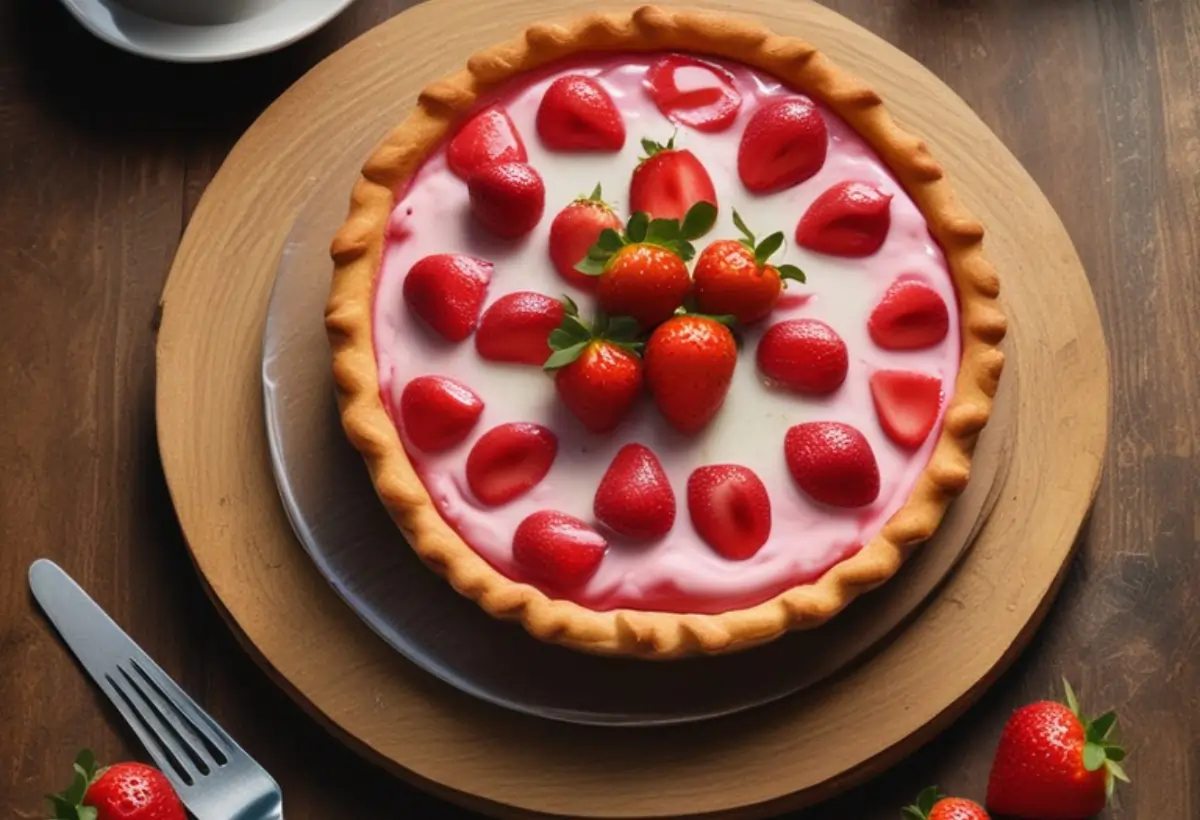 Torta de Morango com Cream Cheese