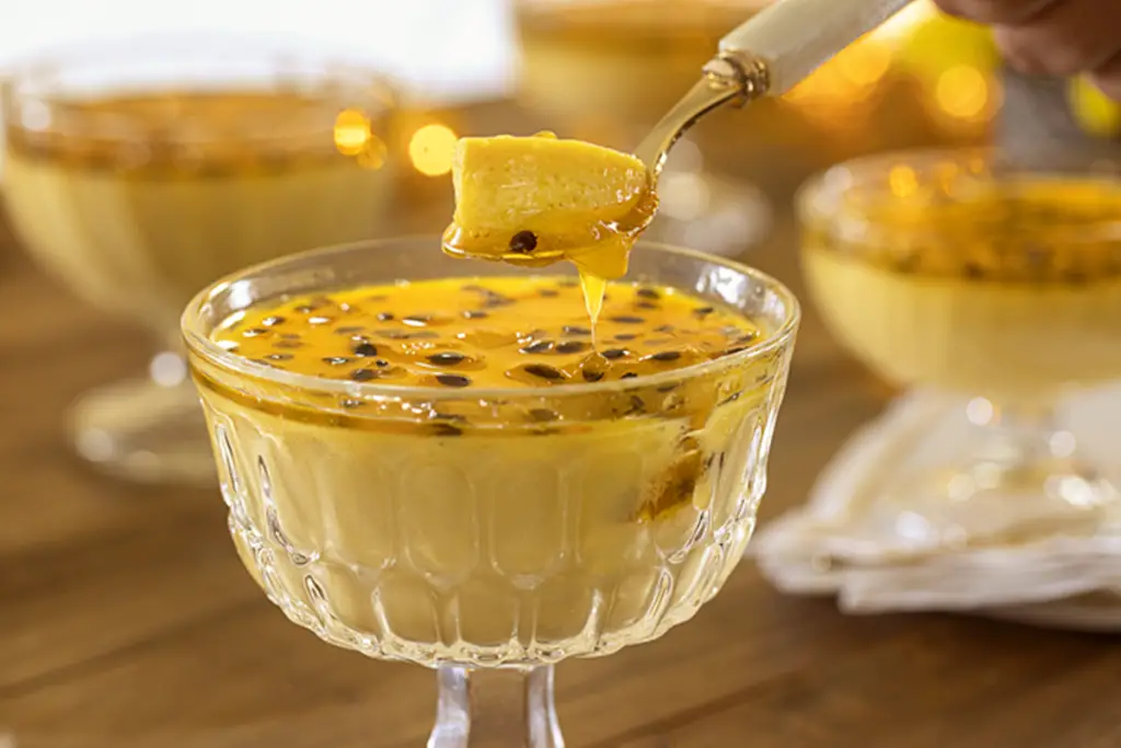 Mousse de maracujá de batedeira