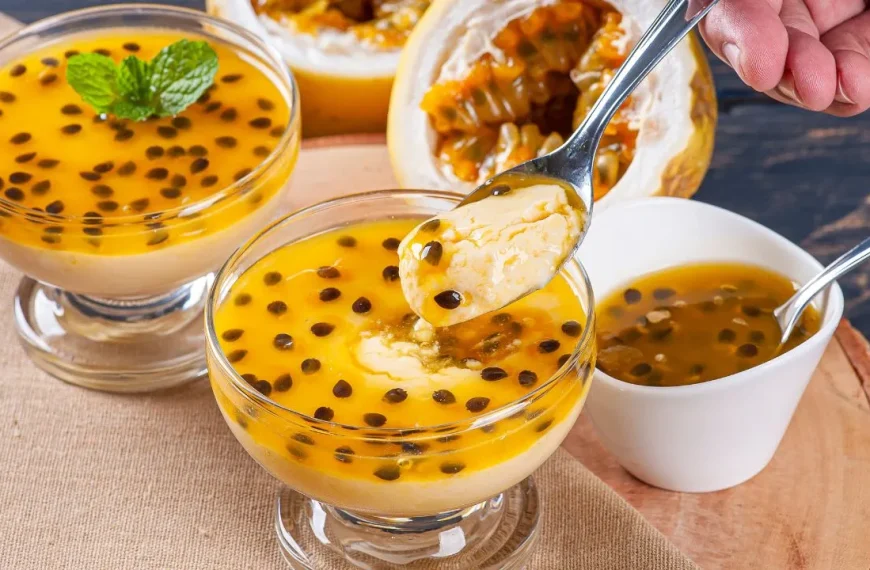 Mousse de maracujá de batedeira 2