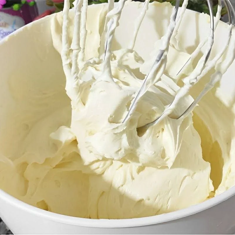 Nata com leite condensado na batedeira