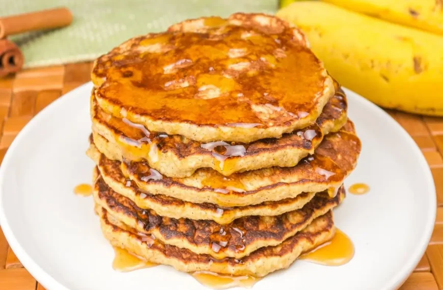 Panqueca Fit de Banana com Aveia 2