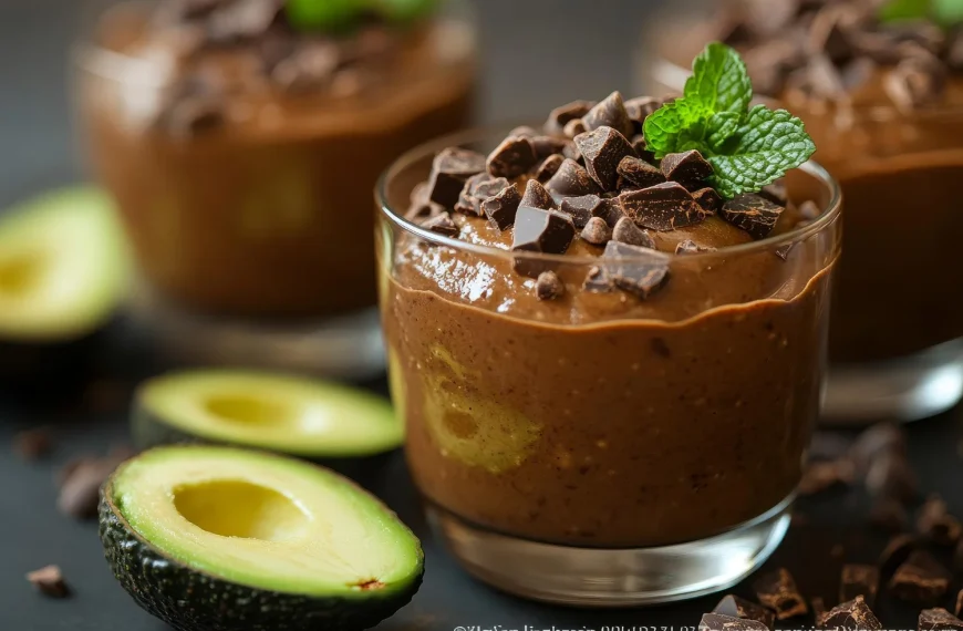 Como fazer mousse de chocolate com abacate cremoso em 10 minutos
